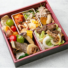 焼肉重&鮮魚の塩焼きご膳